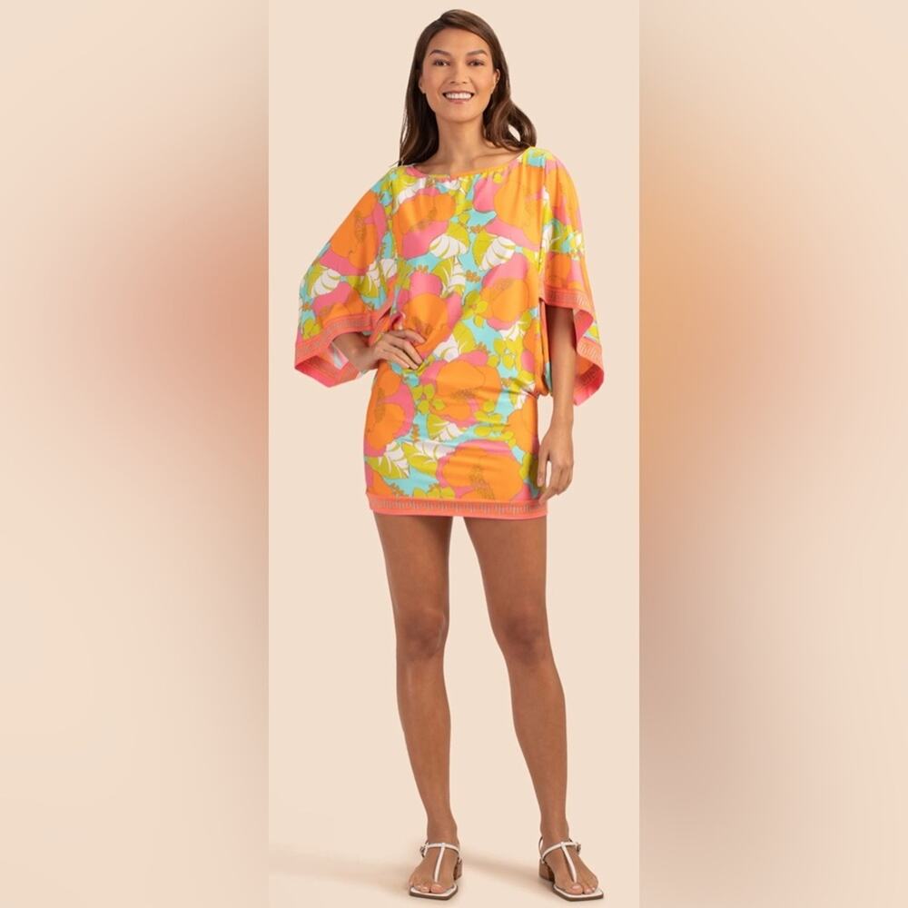 NWT New Trina Turk Playa De Flor Swim Tunic Size S